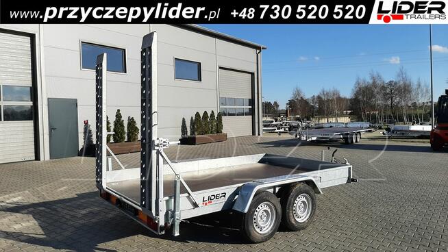 NW-049 przyczepa 350x196x18cm, do przewozu minikoparki