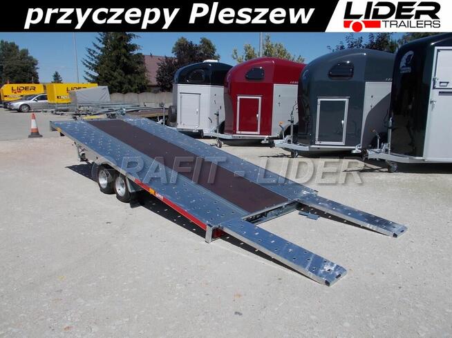 TM-231 przyczepa Carkeeper 460x203cm, laweta wychylana