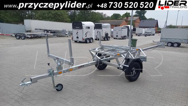 LT-180 przyczepa kłonicowa, dłużyca do przewozu rur drutu