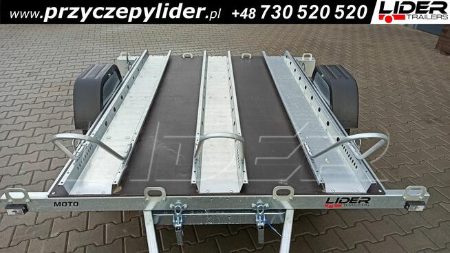 TM-364 przyczepa 200x155cm, MOTO 3 do przewozu 3 motocykli