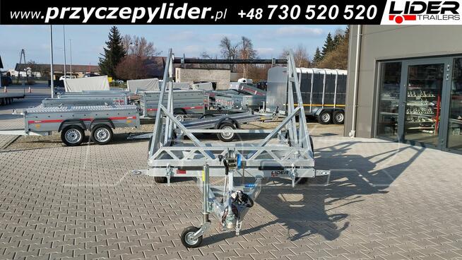 LT-200 przyczepa 300x200x190cm, kablowa do przewozu bębna