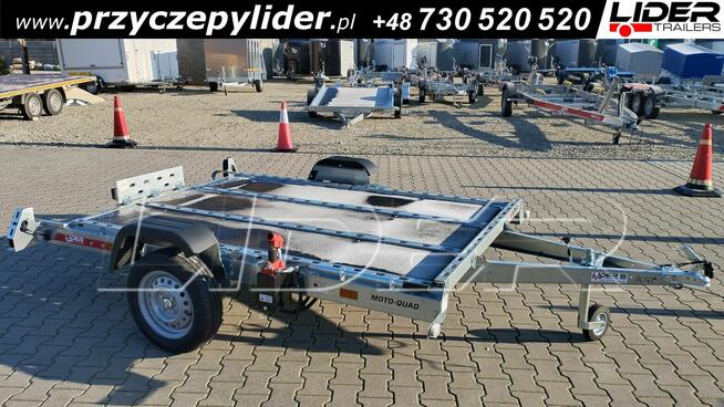 TM-132A przyczepa 261x161cm, MOTOQUAD 2616 do 3 motocykli