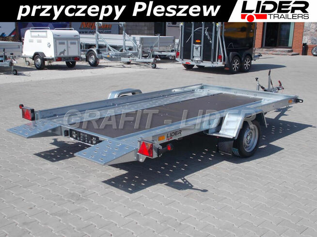 TM-121 przyczepa 353x184cm, Car Flat 3518U laweta do aut
