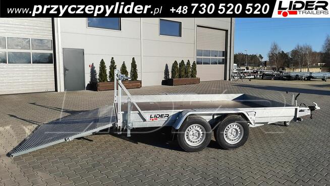 NW-050 przyczepa 350x196x18cm, do przewozu minikoparki