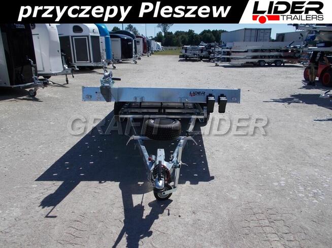 TM-231 przyczepa Carkeeper 460x203cm, laweta wychylana
