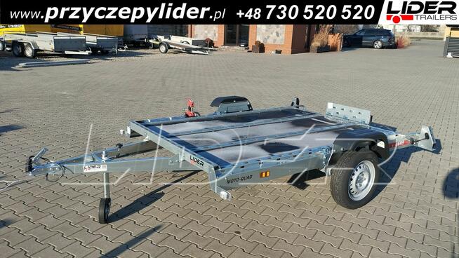 TM-132A przyczepa 261x161cm, MOTOQUAD 2616 do 3 motocykli