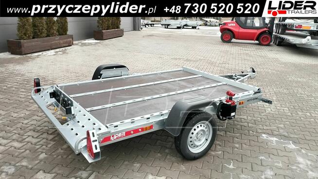 TM-132A przyczepa 261x161cm, MOTOQUAD 2616 do 3 motocykli