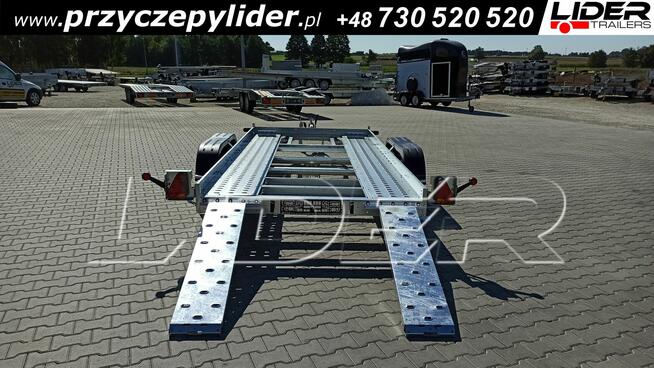 TM-360 przyczepa 400x180cm, Car Flat 4018/2 laweta do aut