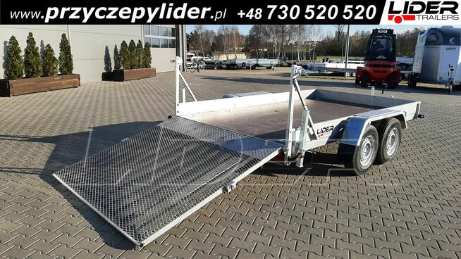 NW-050 przyczepa 350x196x18cm, do przewozu minikoparki