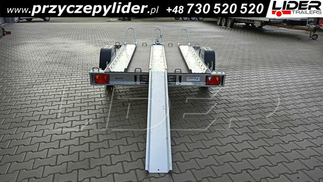 TM-364 przyczepa 200x155cm, MOTO 3 do przewozu 3 motocykli