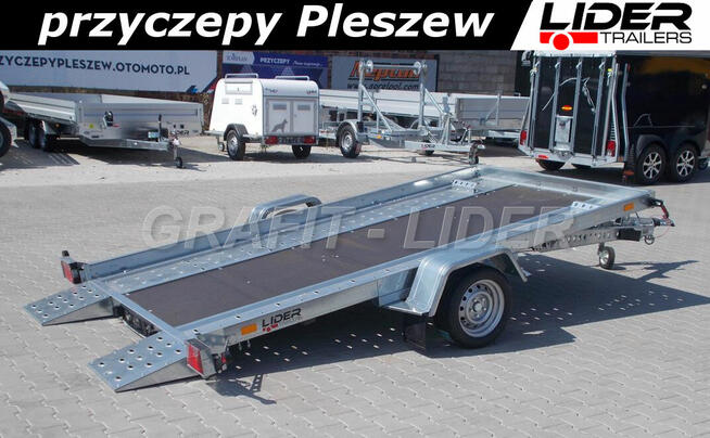 TM-121 przyczepa 353x184cm, Car Flat 3518U laweta do aut