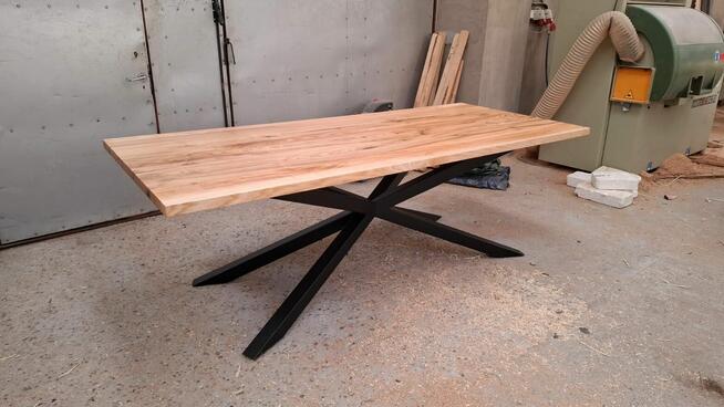 Stół dębowy i jesionowy