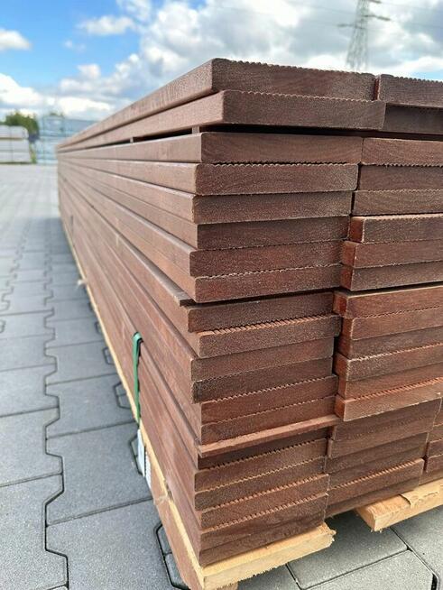 DESKA TARASOWA EGZOTYCZNA MASSARANDUBA GŁADKI RYFEL 21X145MM