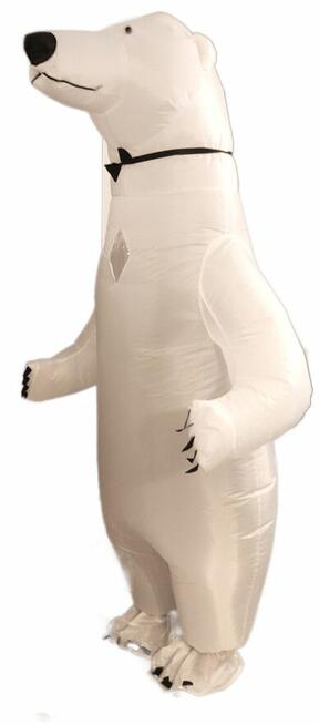 Wynajem Biały Miś - Strój reklamowy, żywa maskotka