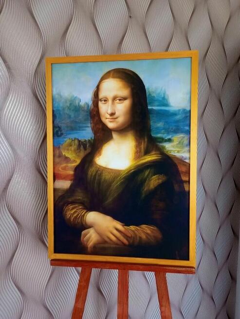 Obraz na płótnie - Mona Lisa, Leonardo da Vinci, 50x70cm