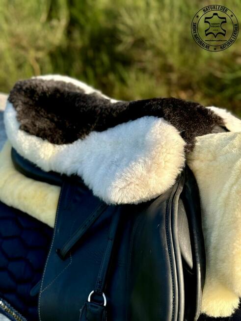 Nakładki na Siodło ze Skóry Owczej