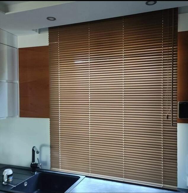 Żaluzje drewniane i bambusowe 50 i 25 mm