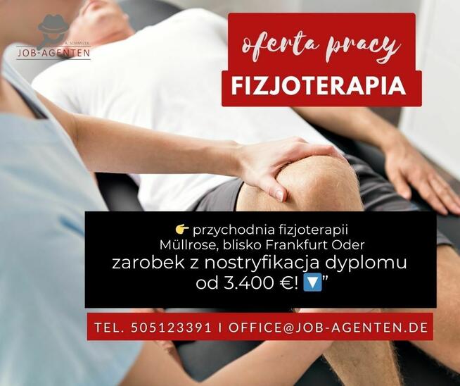 Fizjoterapeuta oferta pracy niedaleko Frankfurtu nad Odrą