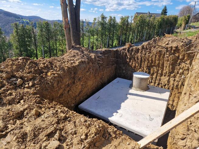 Szambo betono7,8,9,10,12,14m3 Zbiorniki betonowe 10m3 montaż