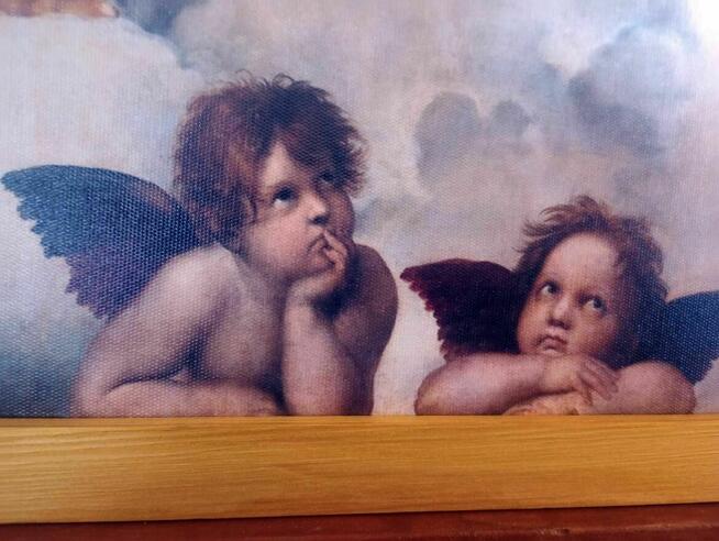 Obraz na płótnie -Rafael Santi „Madonna Sykstyńska” 60x40