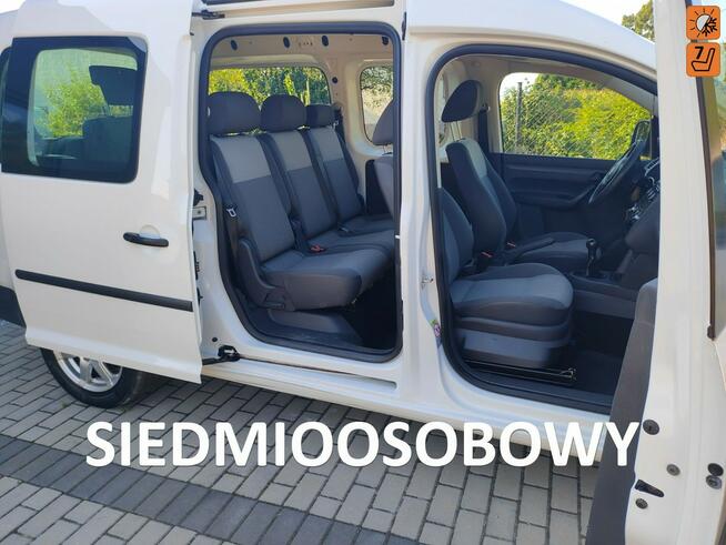 VW Caddy 7osobowy, FV VAT23%, doinwestowany, przebieg trasowy