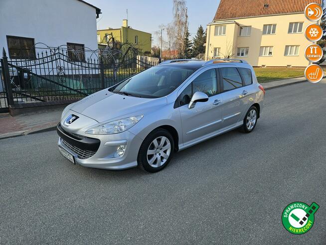 Peugeot 308 SW Opłacony Zdrowy  Zadbany Serwisowany Panorama Klima Alu Po Serwisie