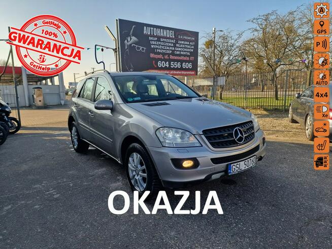 Mercedes ML 320 3.0 CDI 224 KM, 4-Matic, Automat, Klimatyzacja, Pneumatyka, Skóra