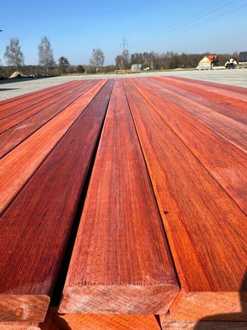 Deska elewacyjna padouk Fas KD 21x66mm RHOMBUS vermillion