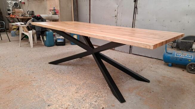 Stół dębowy i jesionowy