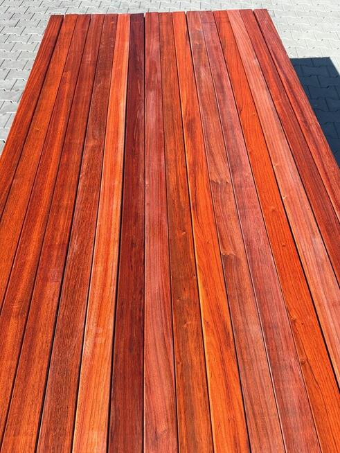 Deska elewacyjna padouk Fas KD 21x66mm RHOMBUS vermillion