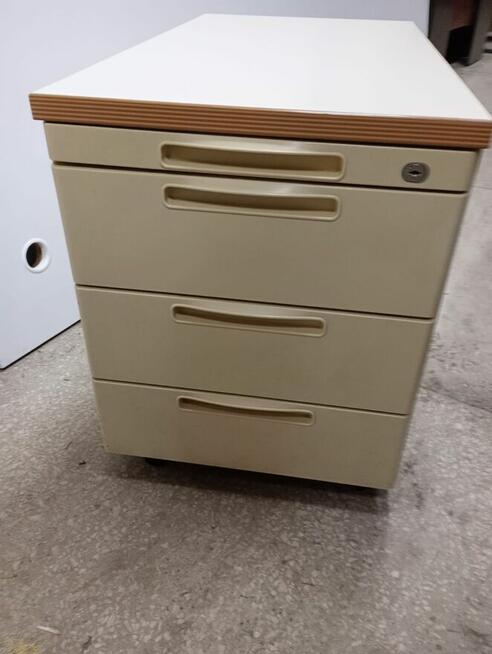 Kontenerek pod biurko przybornik jezdny na kółkach