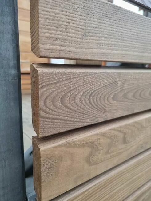 Deska drewniana thermo jesion FAS Natur 20x72 RHOMBUS