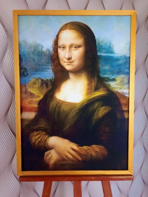 Obraz na płótnie - Mona Lisa, Leonardo da Vinci, 50x70cm