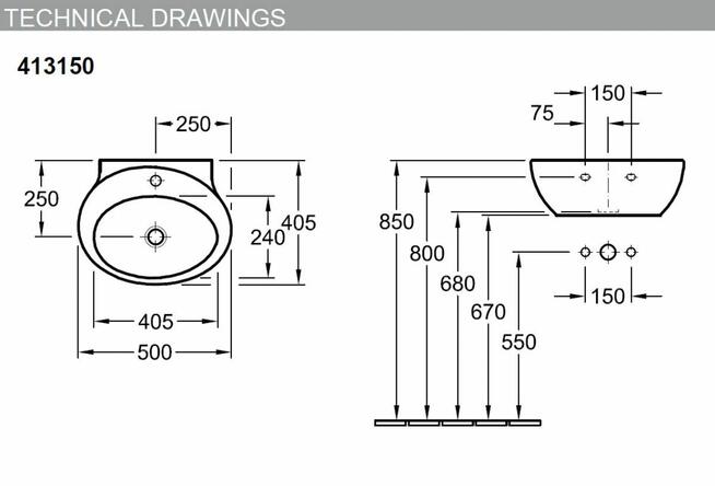 Umywalka Villeroy&Boch Aveo CeramicPlus