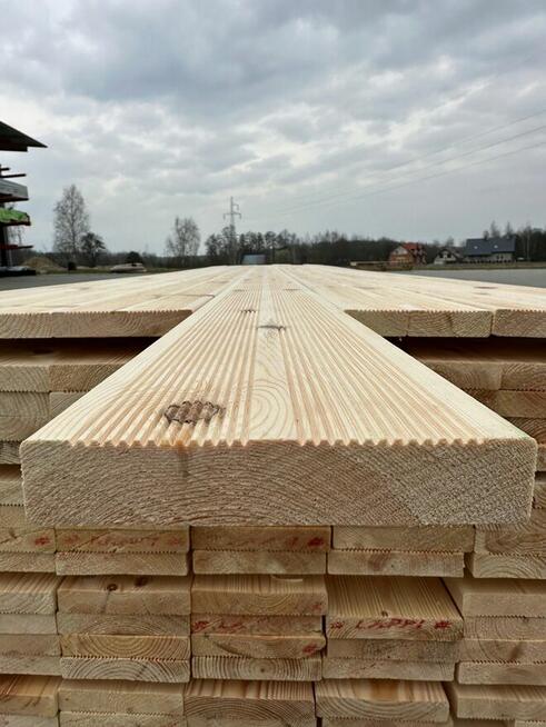DESKA SOSNA SKANDYNAWSKA RYFLOWANA GŁADKA KLASA BC 27X145mm