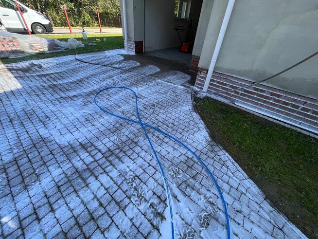 Czyszczenie kostki brukowej TARNÓW impregnacja Talerz