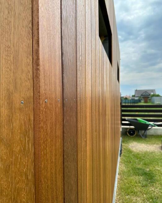 Deska drewniana iroko KL. Fas KD 15x145mm Profil faza (C)