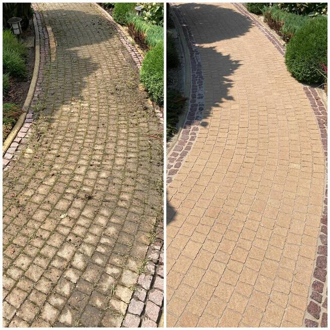 Czyszczenie kostki brukowej TARNÓW impregnacja Talerz