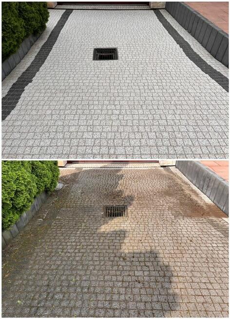 Czyszczenie kostki brukowej TARNÓW impregnacja Talerz