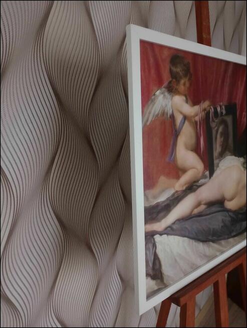 Obraz na płótnie - Wenus z lustrem - Diego Velázquez , 50x70cm