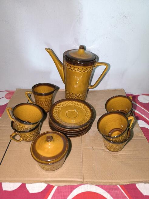 Chodzież zestaw serwis kawowy