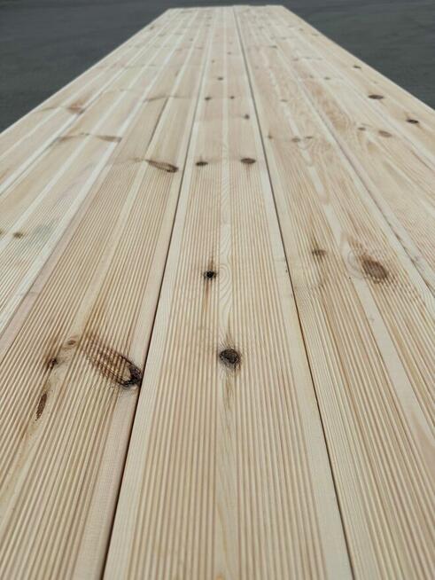 DESKA SOSNA SKANDYNAWSKA RYFLOWANA GŁADKA KLASA BC 27X145mm