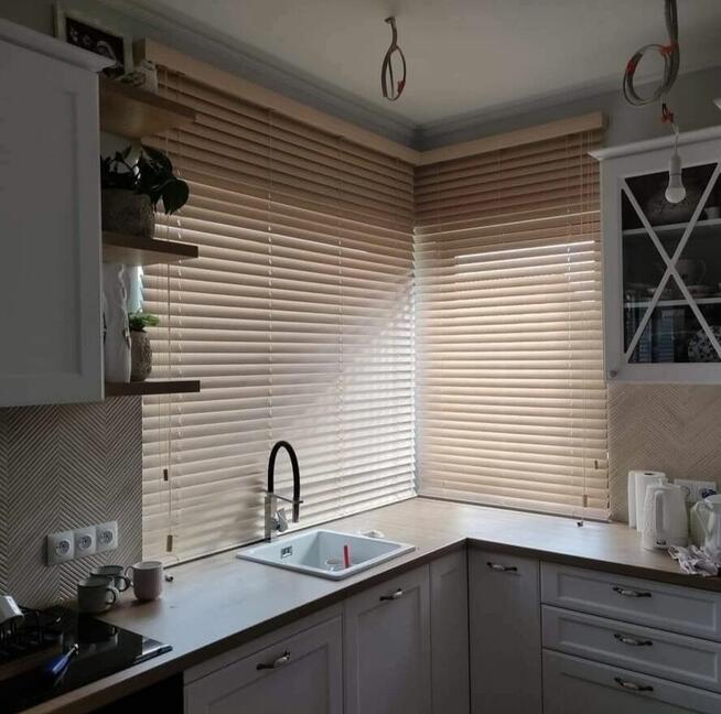 Żaluzje drewniane i bambusowe 50 i 25 mm