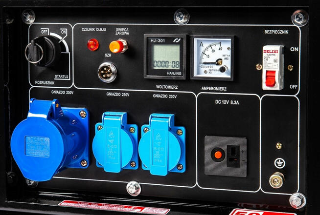 Agregat prądotwórczy 400V -15kVa niezawodne źródło prądu 24h