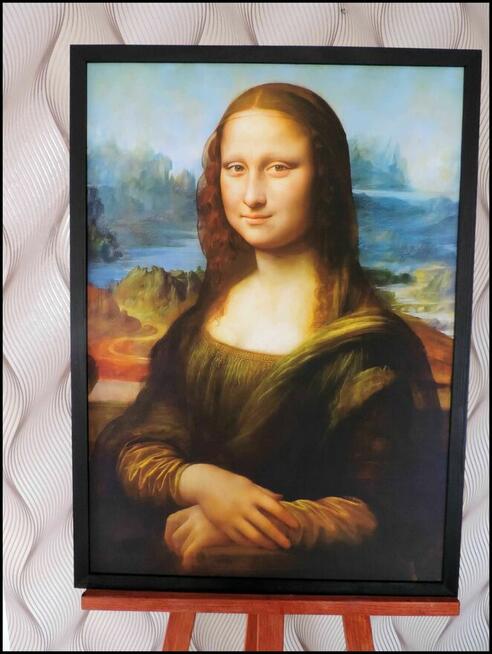 Obraz na płótnie - Mona Lisa, Leonardo da Vinci, 50x70cm