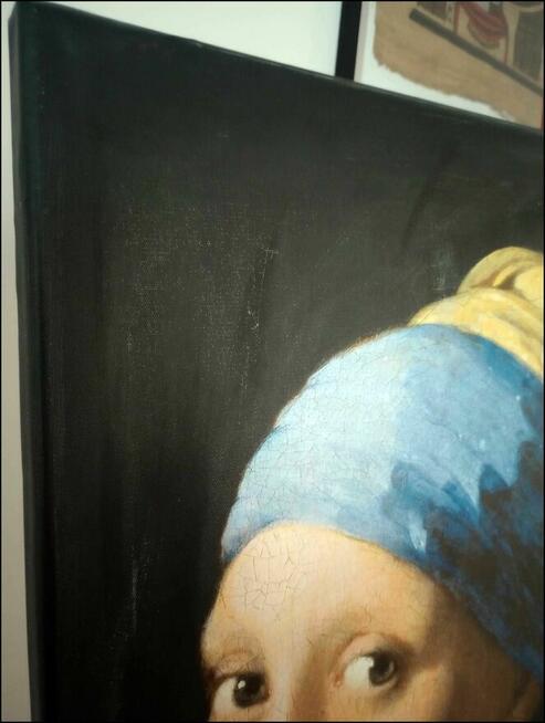 Obraz na płótnie - Dziewczyna z perłą, Vermeer, 45x65cm