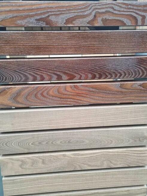 Deska drewniana thermo jesion FAS Natur 20x72 RHOMBUS