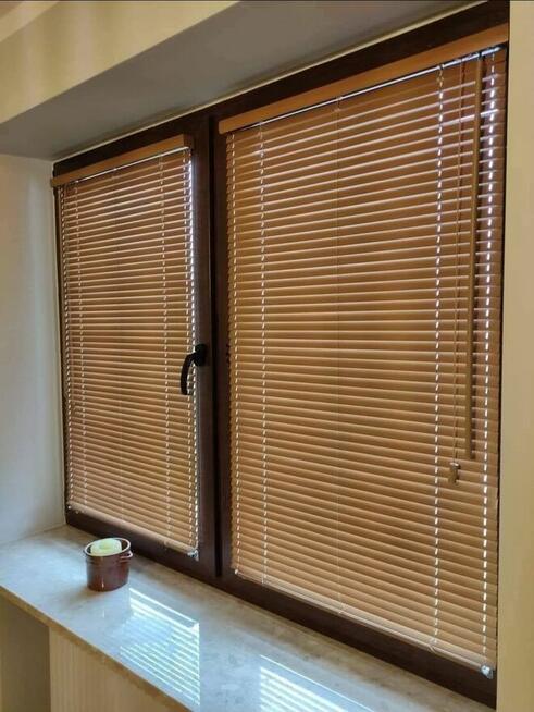 Żaluzje drewniane i bambusowe 50 i 25 mm