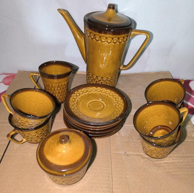 Chodzież zestaw serwis kawowy