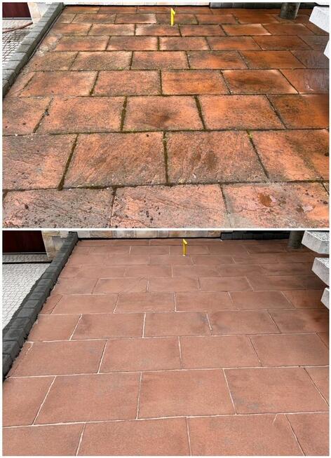 Czyszczenie kostki brukowej TARNÓW impregnacja Talerz